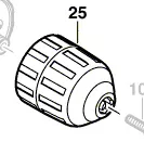 Mandrin GSR 18-2 / GSR 14,4-2 / GSR 12-2 / GSR 9,6-2